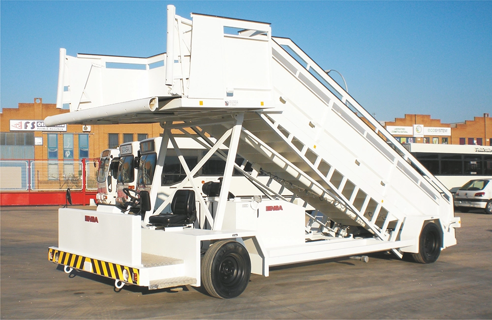 Aerial ladder vehicle with rebuilt engine