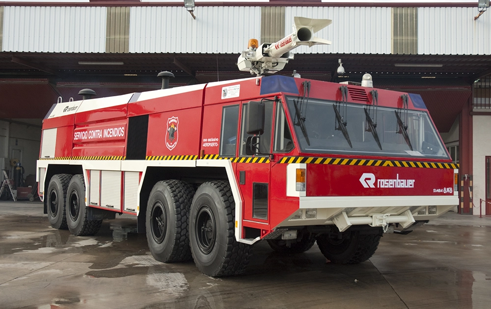 Rebuilt fire suppression vehicle