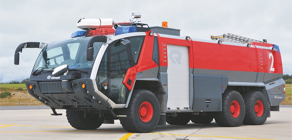 Fire engine in service after rebuild