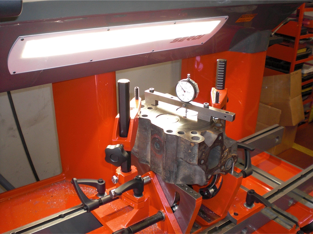 Máquina industrial en taller