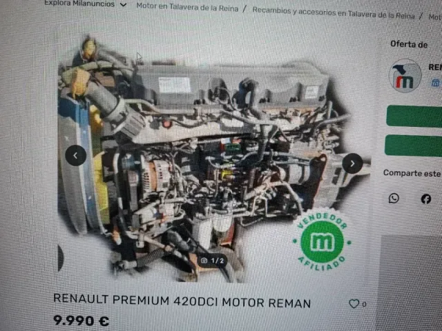 Motor Renault Premium 420DCI REMAN